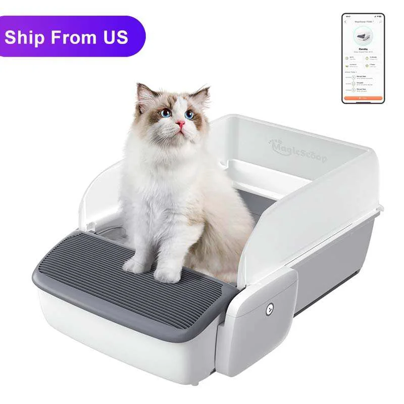 Elite Automatic Cat Litter Box Self-cleaning Cat Litter Box Cat Products Refined