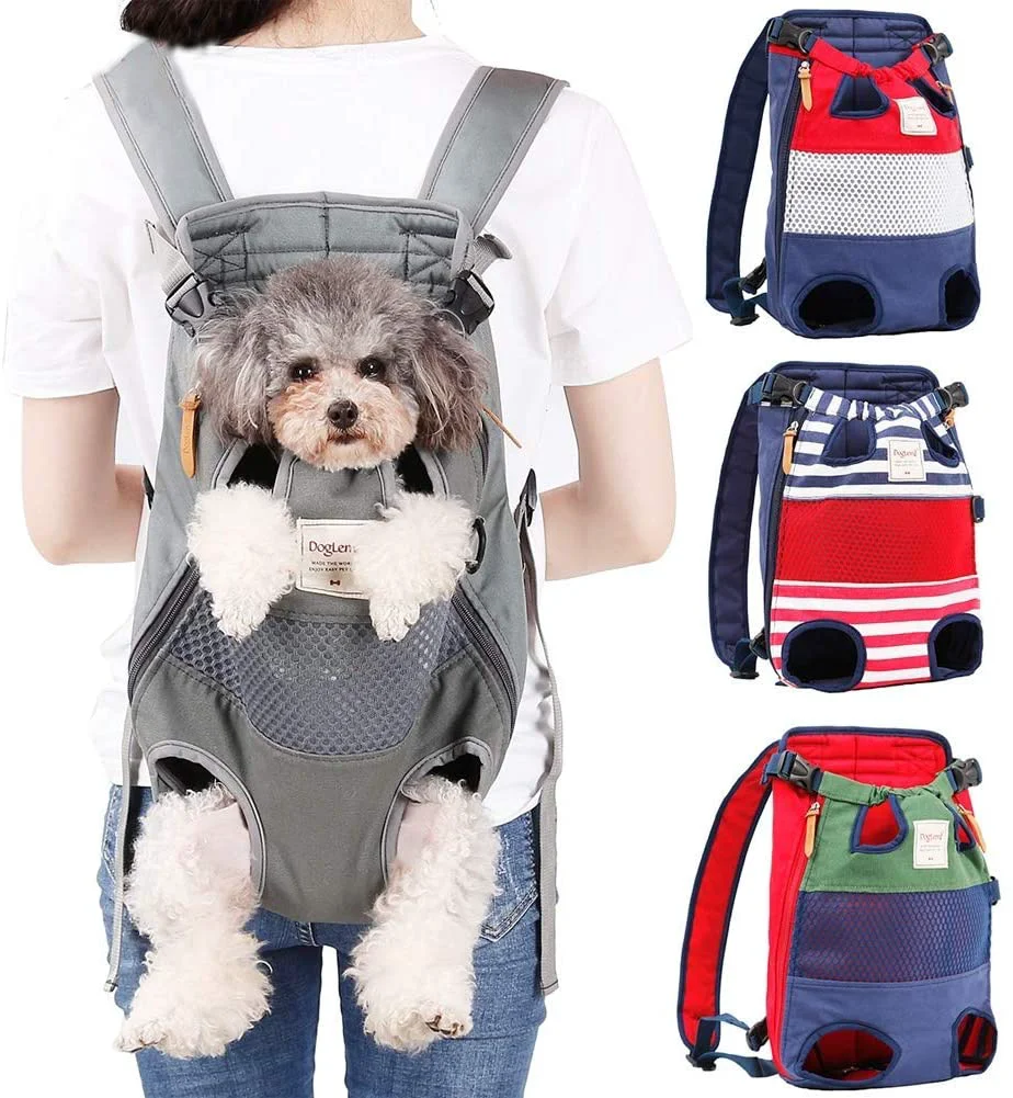 Fashionable Cat Dog Carrier Front Backpack Solid