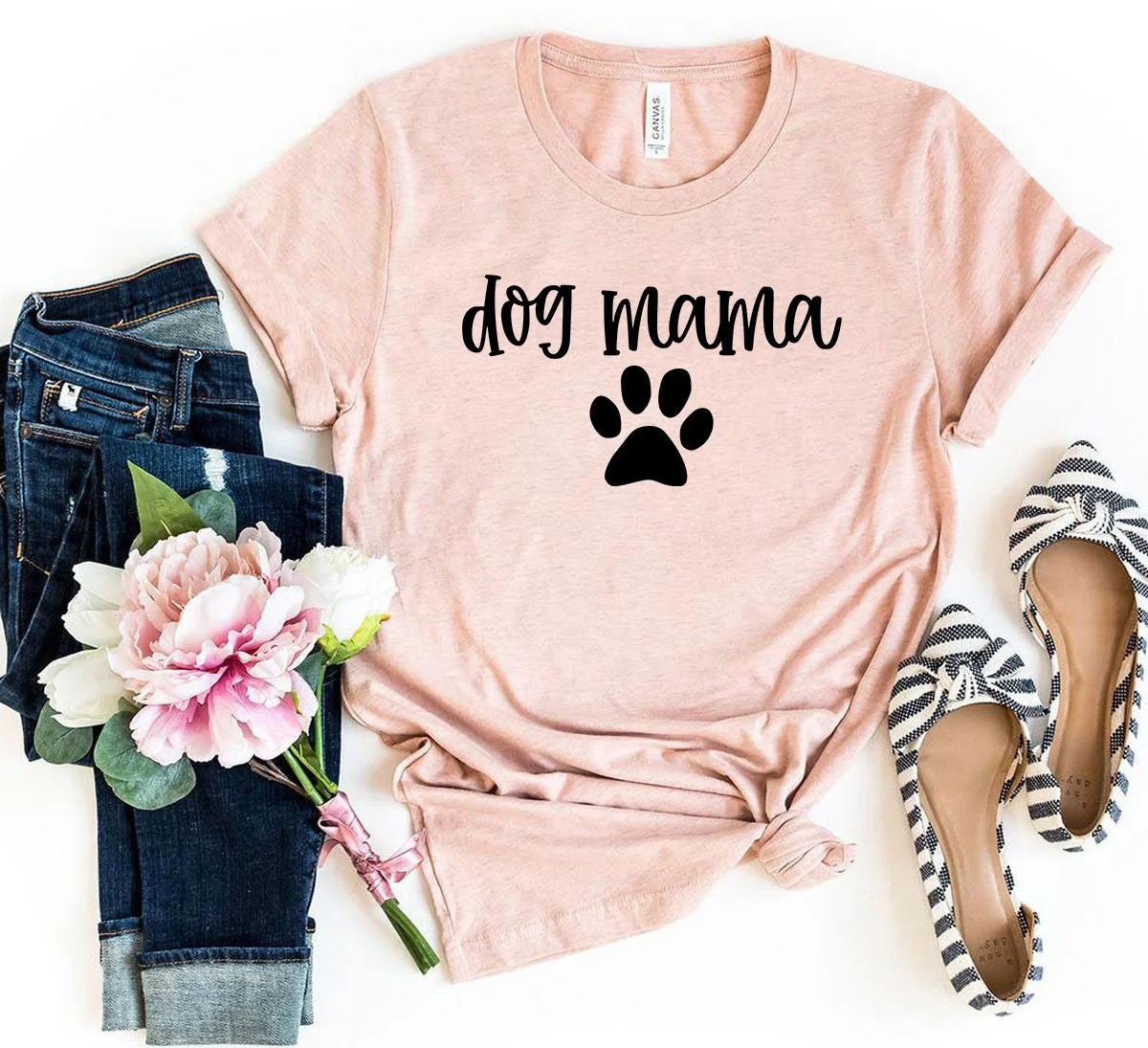 High-Performance Dog Mama T-Shirt Soft