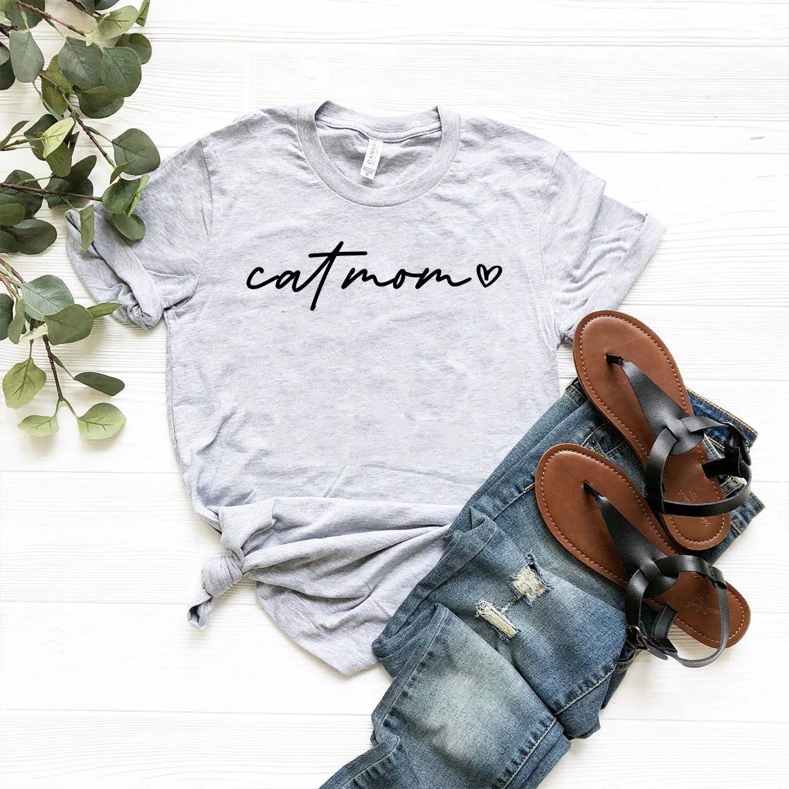 Carefully Designed Cat mom T-Shirt Trusted