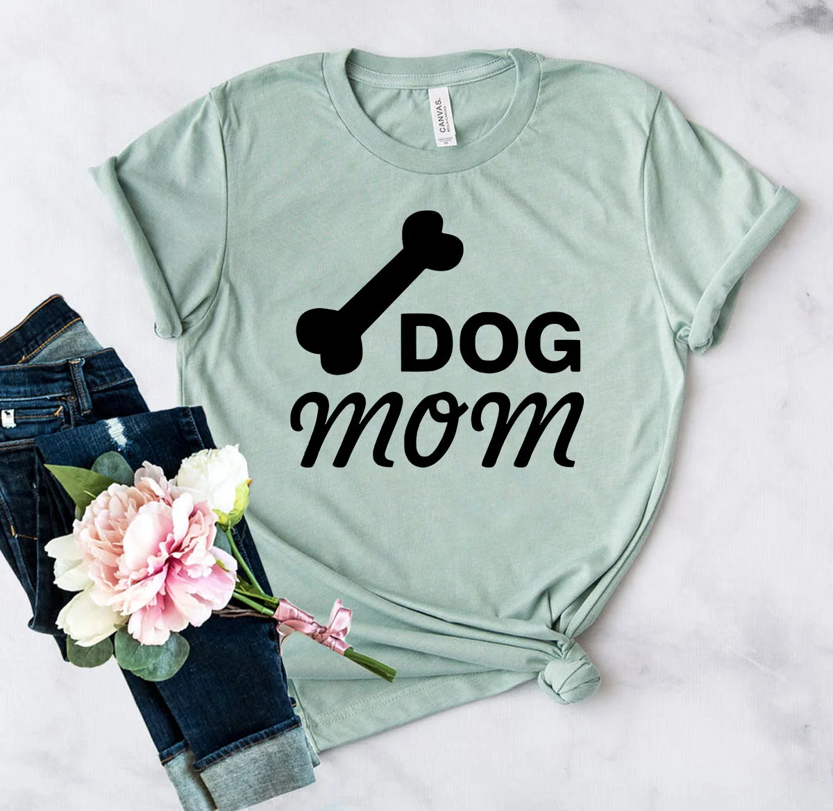 Expertly Made Dog Mom T-Shirt Soft