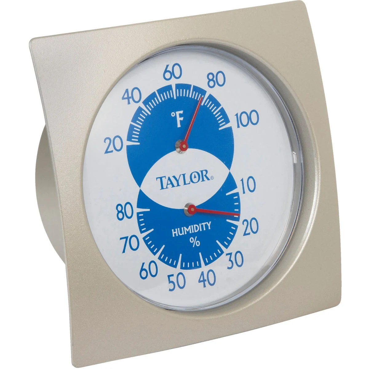 Smart Taylor Fahrenheit Analog 20 to 100 F Hygrometer Thermometer Clean