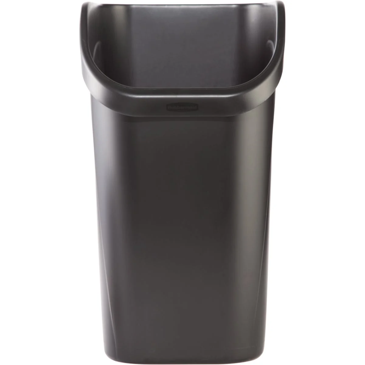 Organic Rubbermaid 9.4 Gal. Black Undercounter Wastebasket Practical