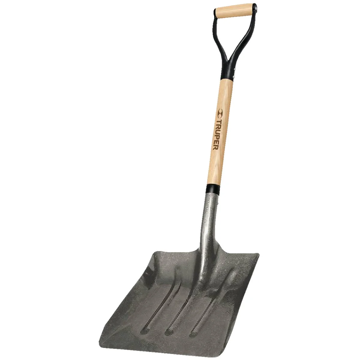 Long-Lasting Truper 27 In. Wood D-Grip Handle Steel Scoop Shovel Breathable