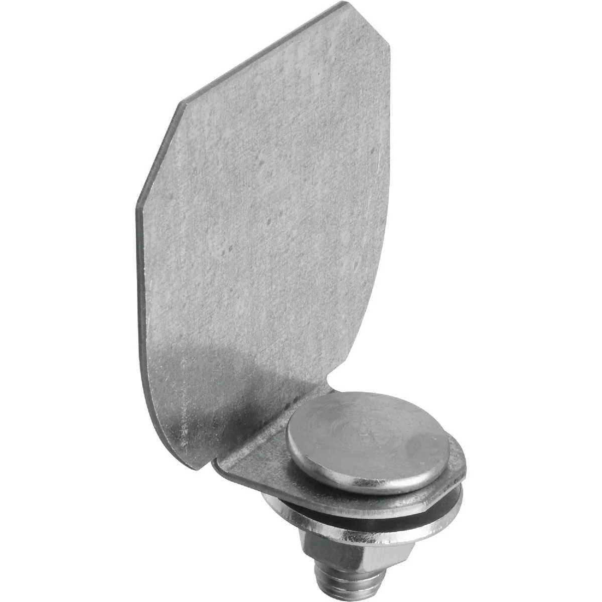 Organic National DP5408 Galvanized Round Rail Steel Barn Door Rail End Cap Professional