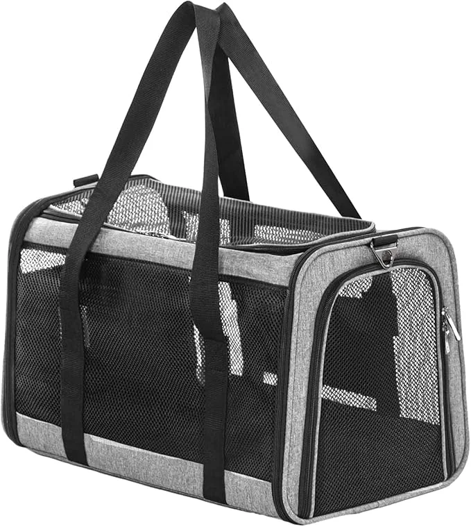 Carefully Designed Petsfit Cat Carrier Dog Carriers Airline 3 Carrying Ways Lightweight Powerful