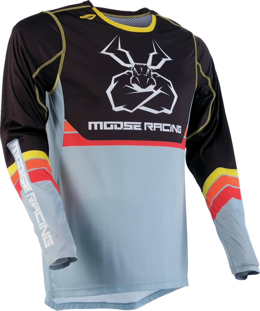 Traditional MOOSE RACING Agroid Jersey – Gray Yellow – Small 2910-7512 Fashionable
