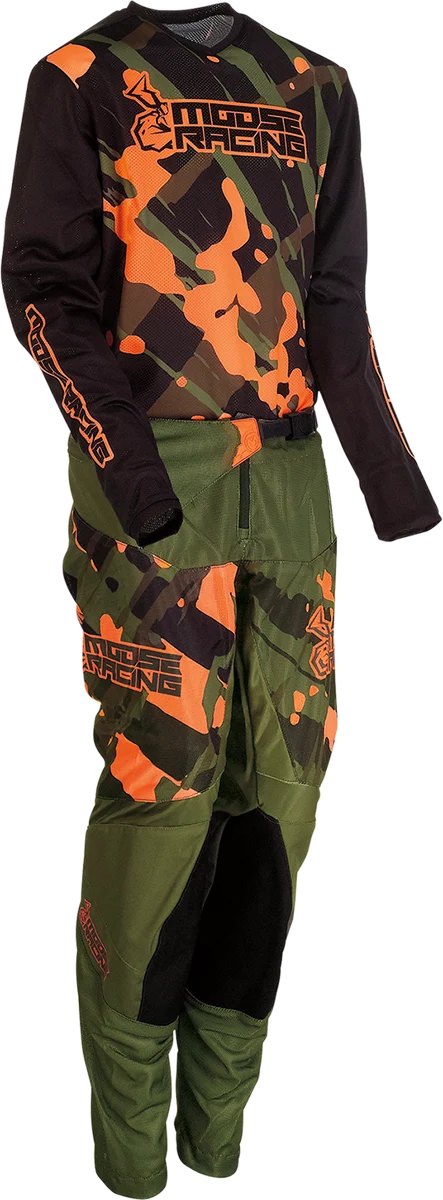Trusted MOOSE RACING Youth Agroid Mesh Jersey – Olive Orange – XL 2912-2178 Exclusive
