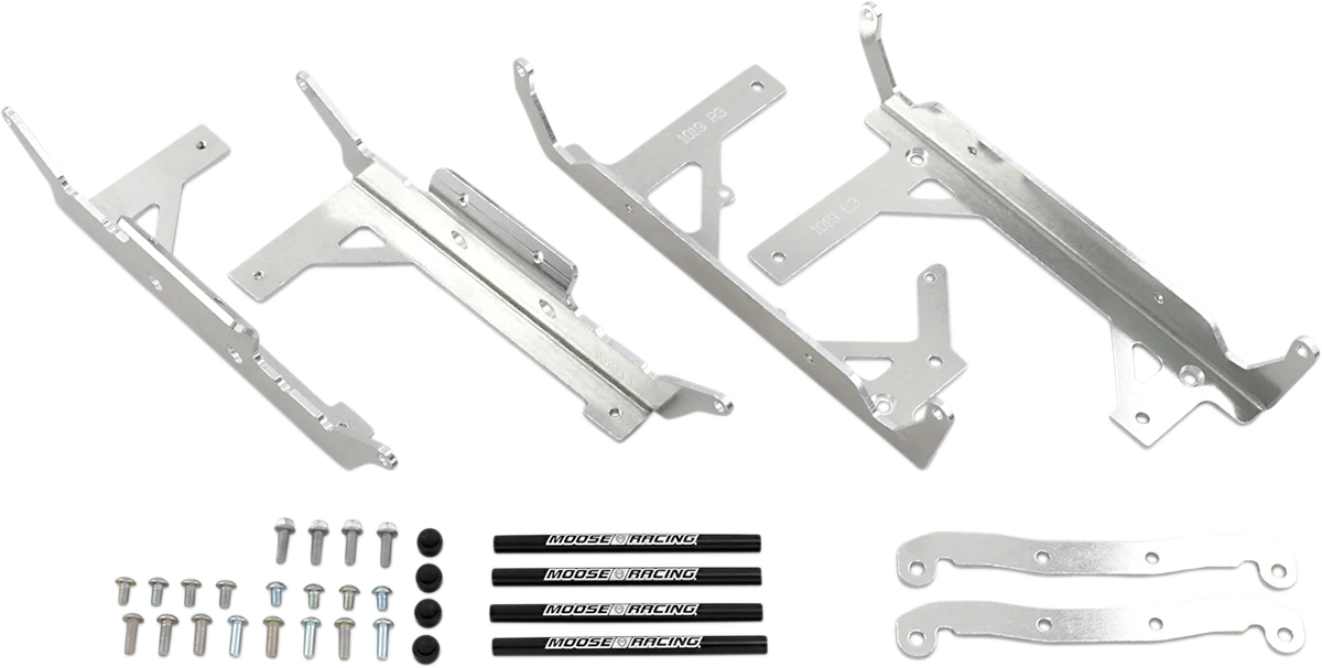 Authentic MOOSE RACING Radiator Braces – Silver – Gas Gas Husqvarna KTM 11-1019 Trendy