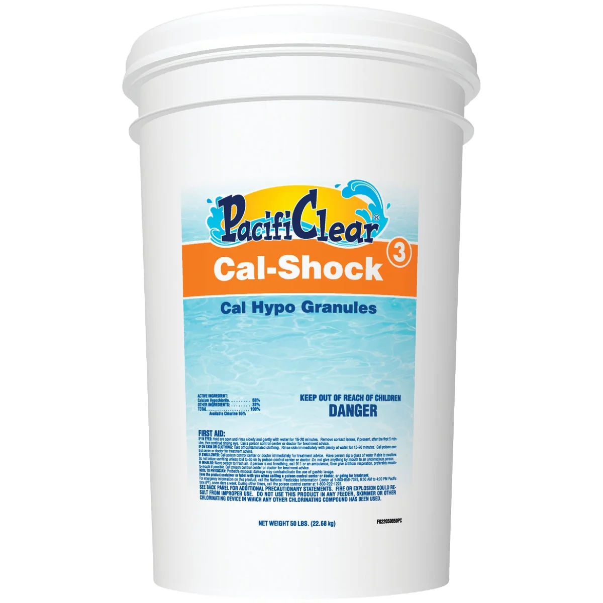Professional PacifiClear Cal-Shock 50 Lb. Granule Selected