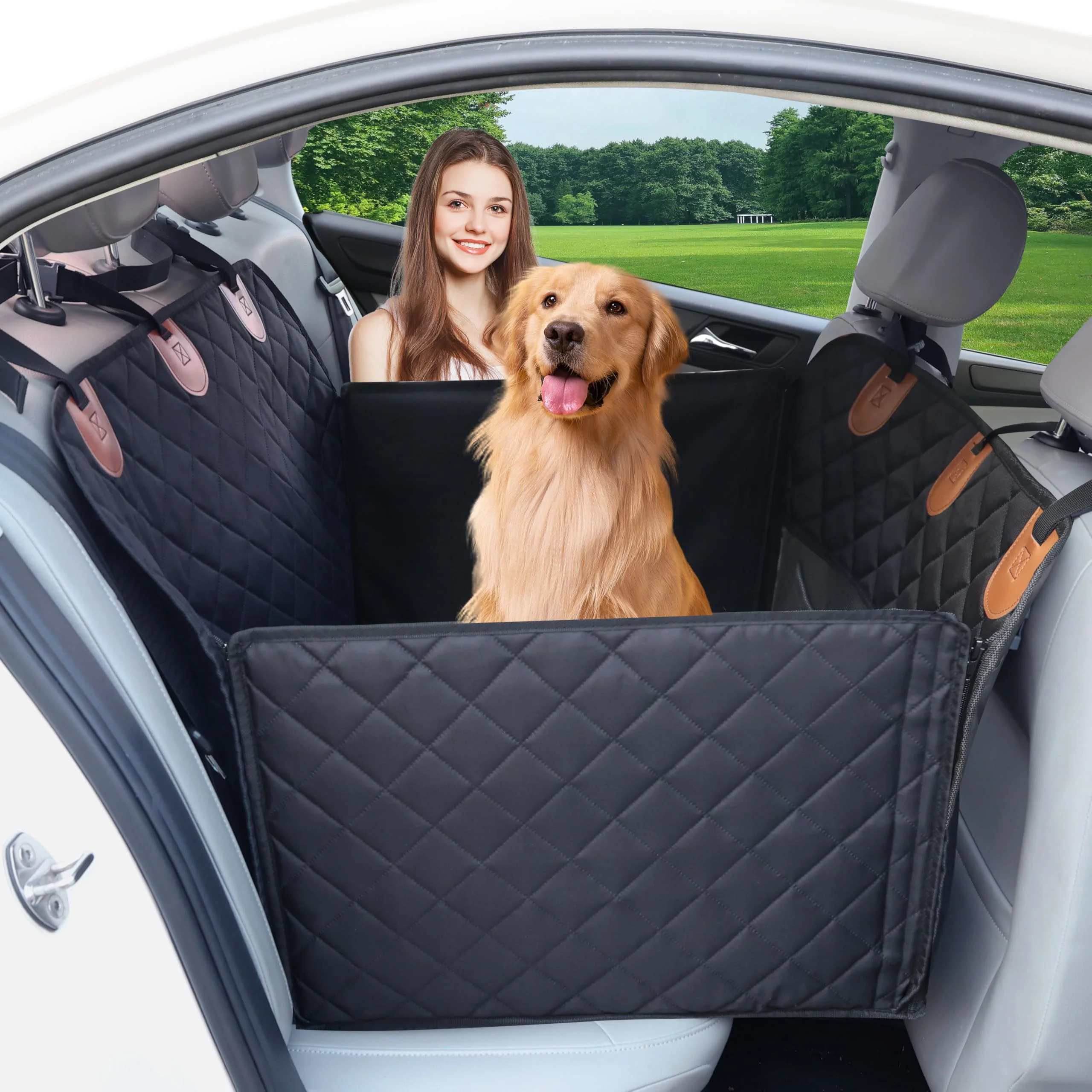 Reliable Paw Jamboree Large Dog Car Seat Cover – Back Seat Hammock for Large Dogs Official