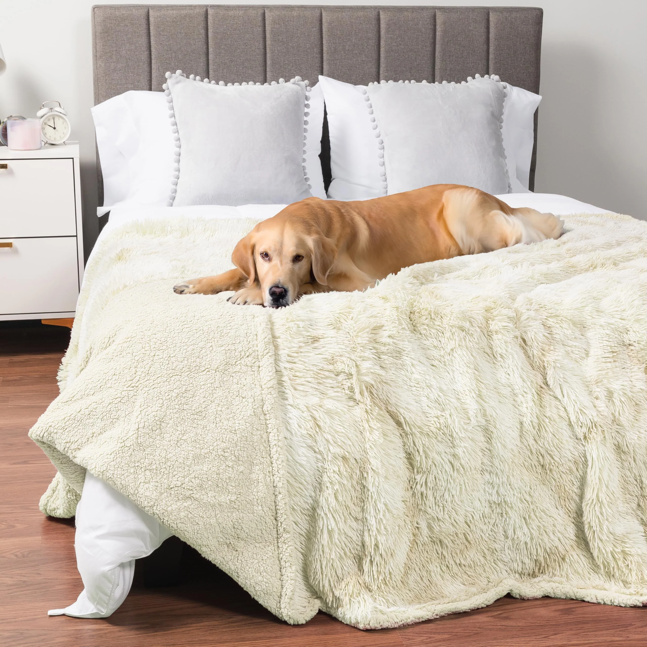 Easy-to-Use PetAmi Waterproof Large Dog Blanket – 60×80 in Couch Protector Soft Faux Fur Sherpa Environmentally Friendly
