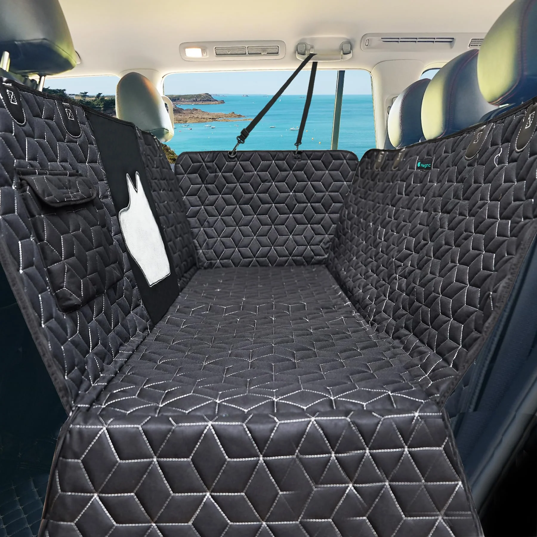 Secure Meginc Dog Seat Covers for Midsize SU Efficient