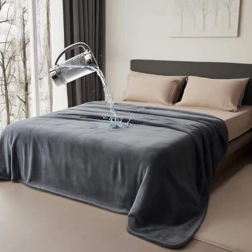 Prestigious Bedding Aid Queen Waterproof Flannel Blanket 80×90 inches VisaMastercardMaestroApple PayDiscoverShop Pay Carefully Designed
