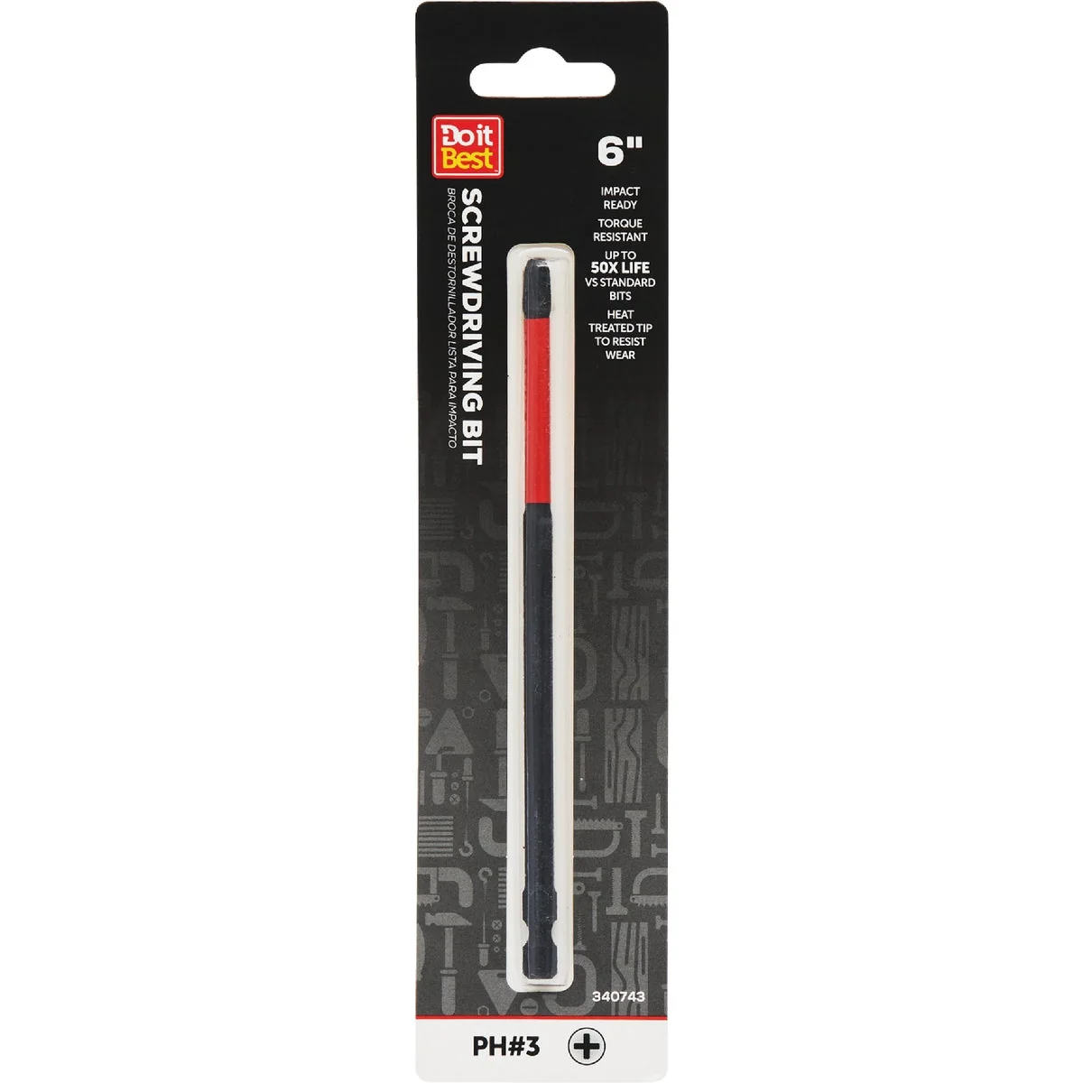 Prestigious Do it 3 Phillips 6 In. Screwdriver Bit Casual