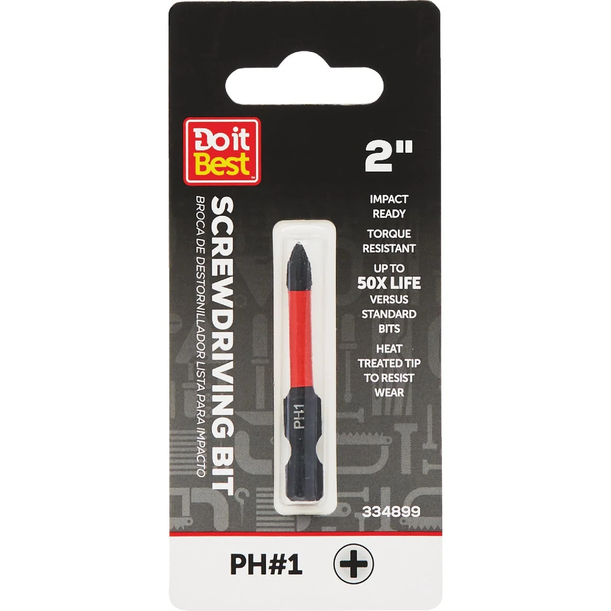 Recyclable Do it 1 Phillips 2 In. Screwdriver Bit Optimized