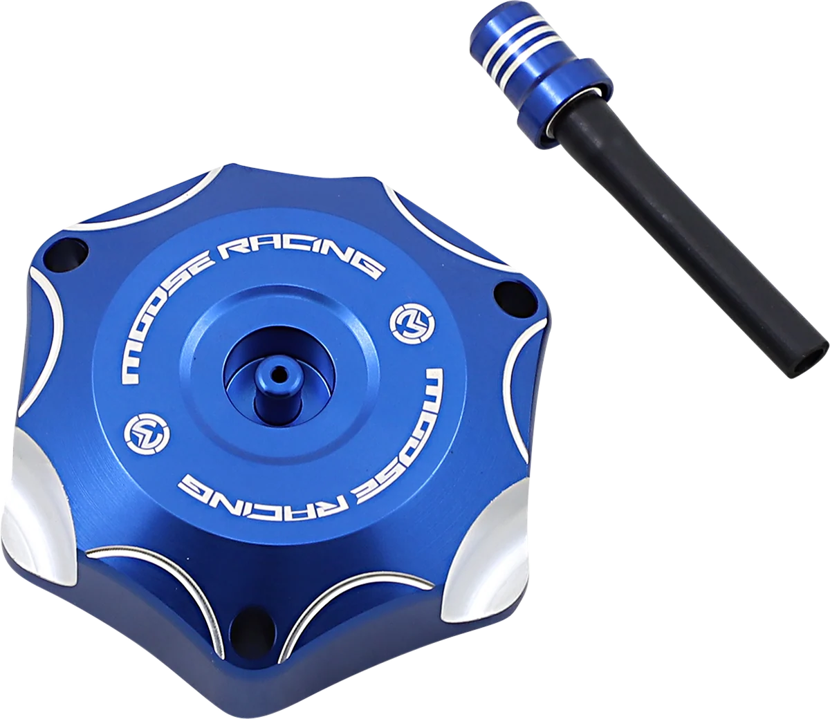 Organic MOOSE RACING Aluminum Gas Cap – Blue – Yamaha T03-4131L High-Performance