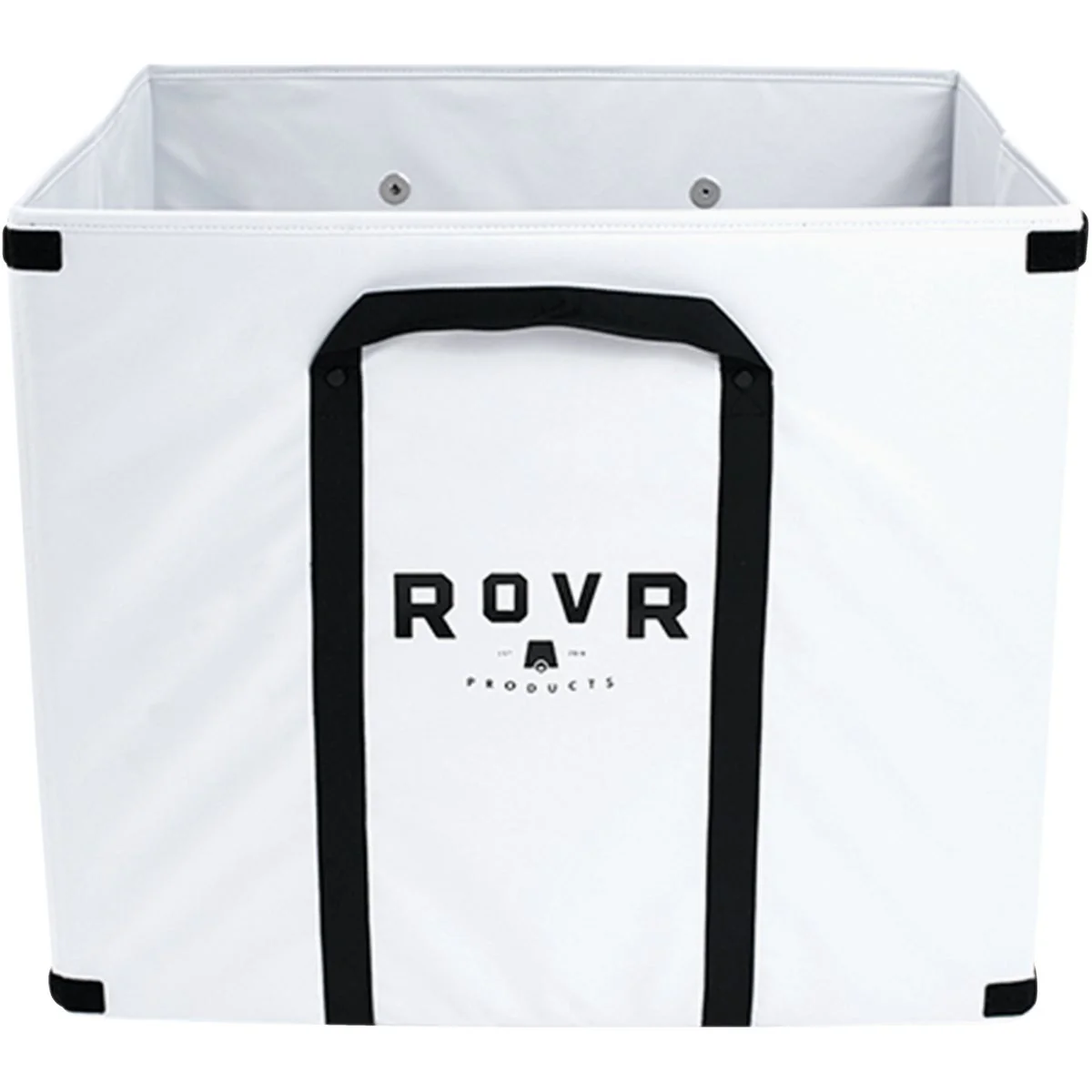 Enhanced RovR Products LandR Collapsible Canvas Bin and Grocery Tote 45 Storm Consistent