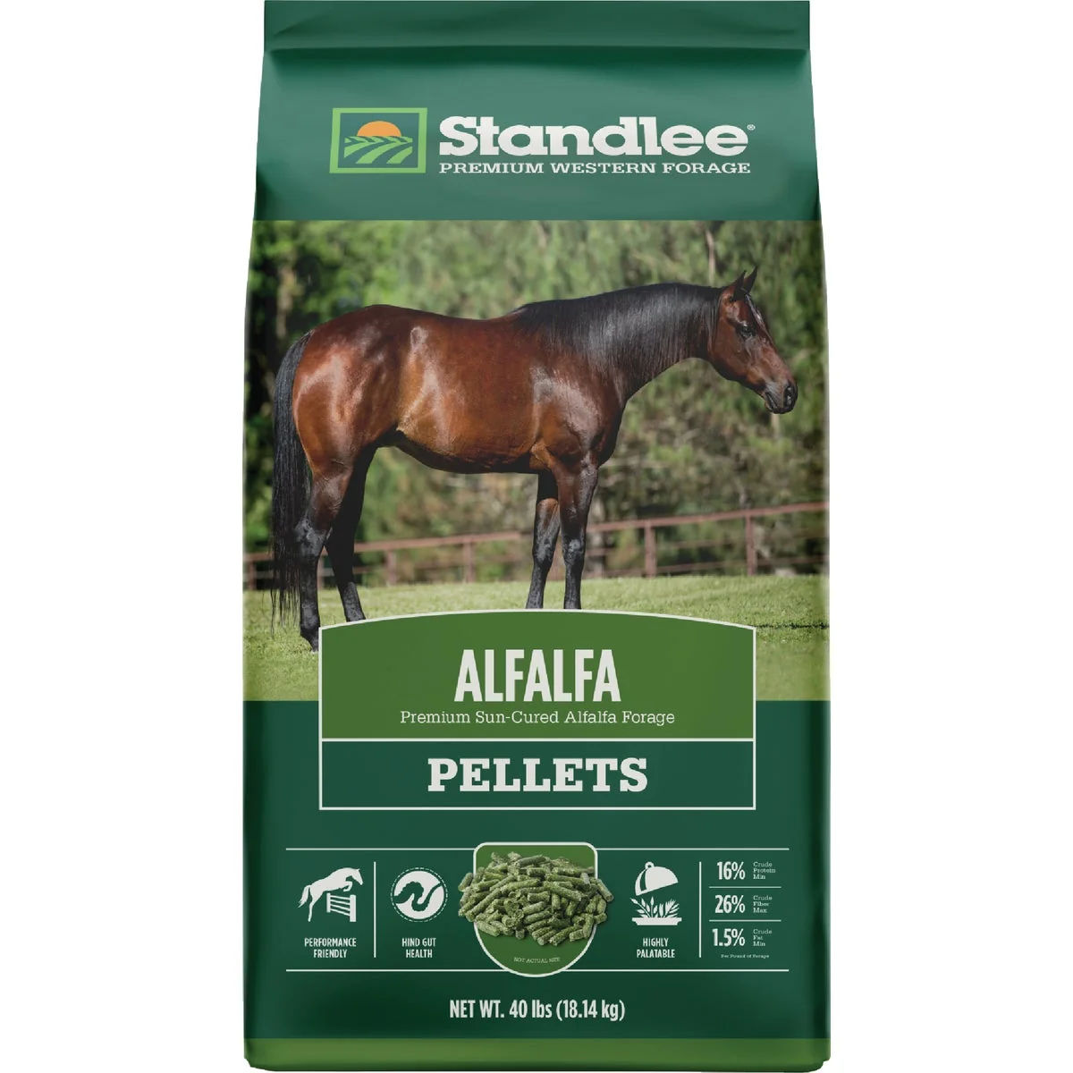 Fashionable Standlee Premium Western Forage 40 Lb. Premium Alfalfa Pellets Efficient