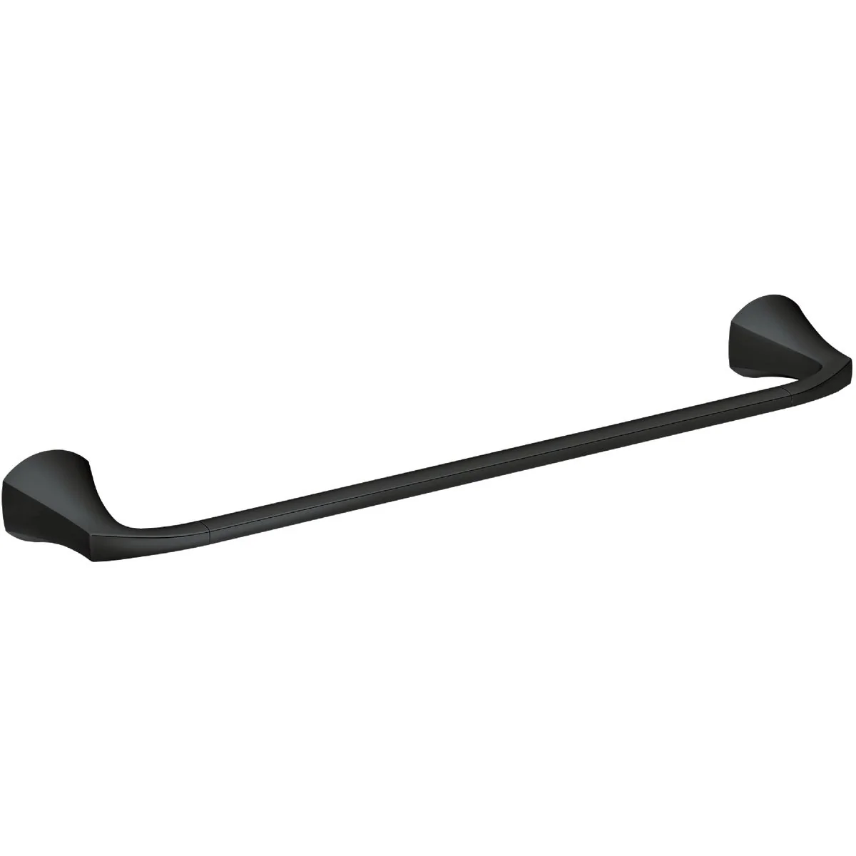 Long-Lasting Moen Lindor 18 In. Towel Bar Matte Black Comfortable