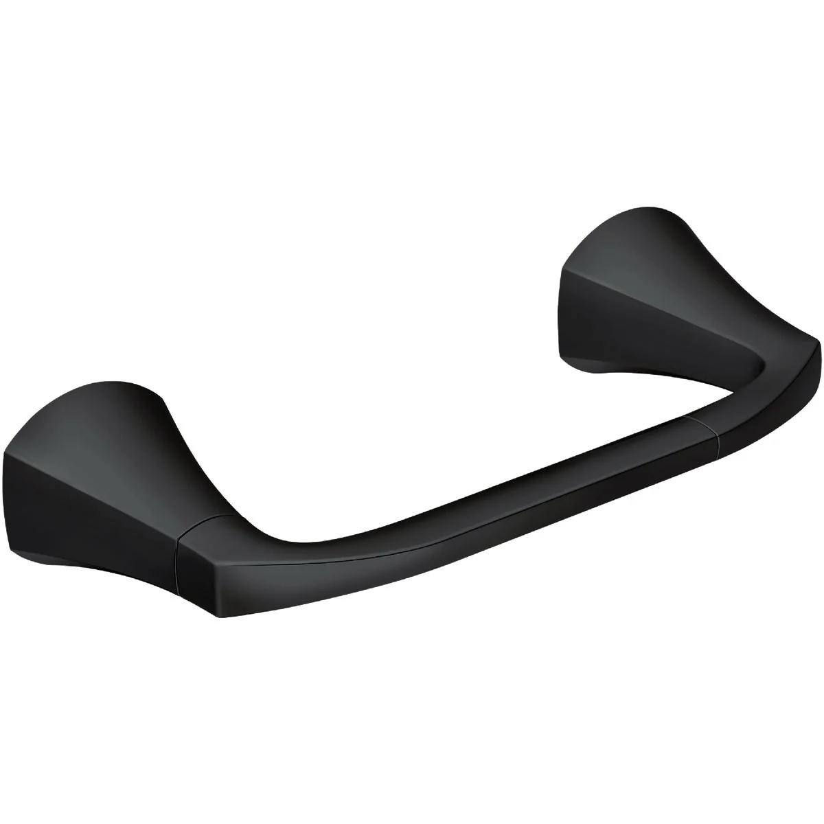 Excellent Moen Lindor Wall Mount Pivoting Toilet Paper Holder Matte Black Consistent