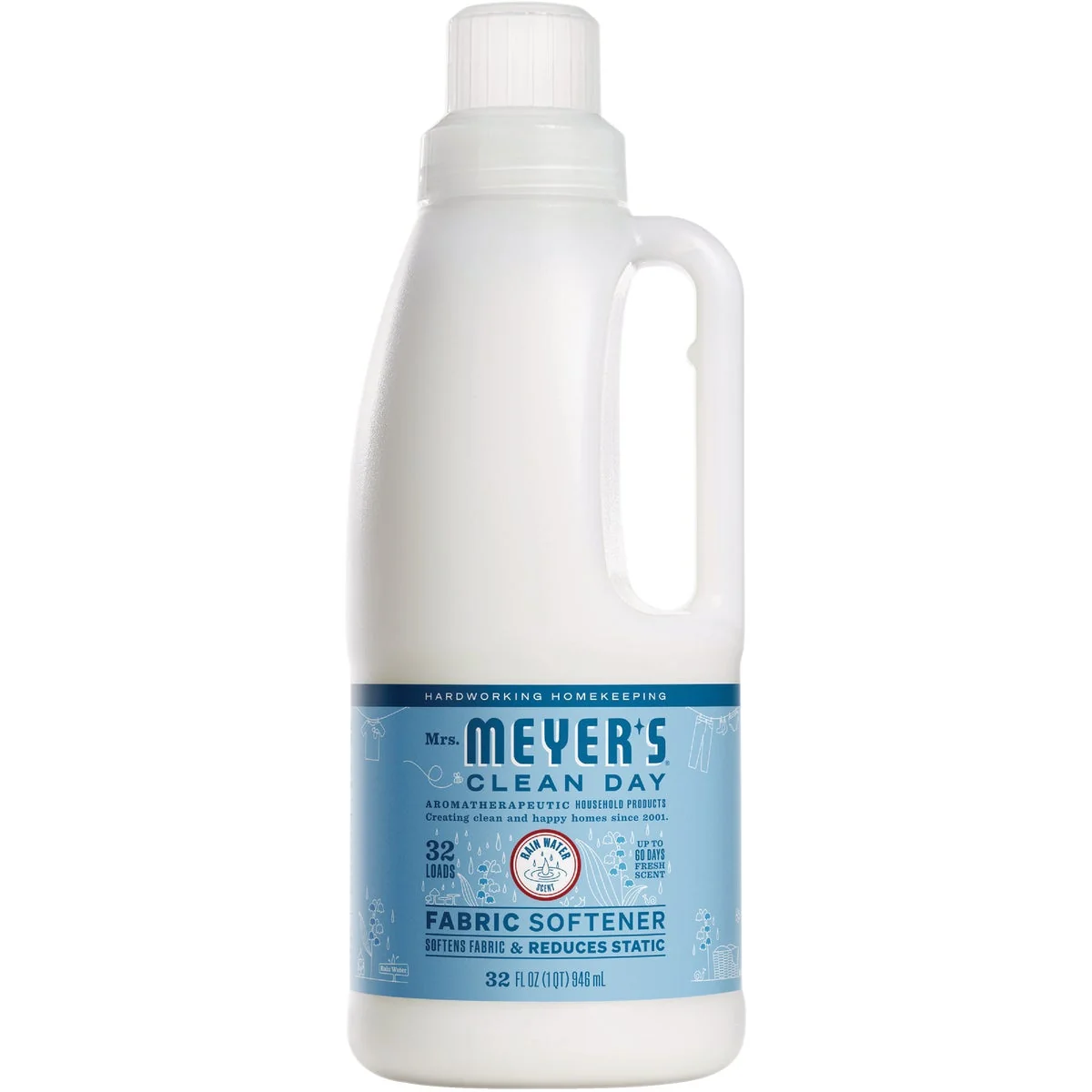 Quality Mrs. Meyer’s Clean Day 32 Oz. Rain Water Fabric Softener Genuine