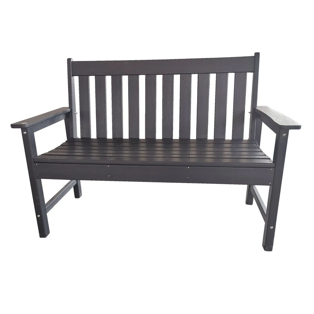 Functional HDPE 48 Garden Bench Durable Low-Maintenance Outdoor Seating with Easy Assembly Sustainable