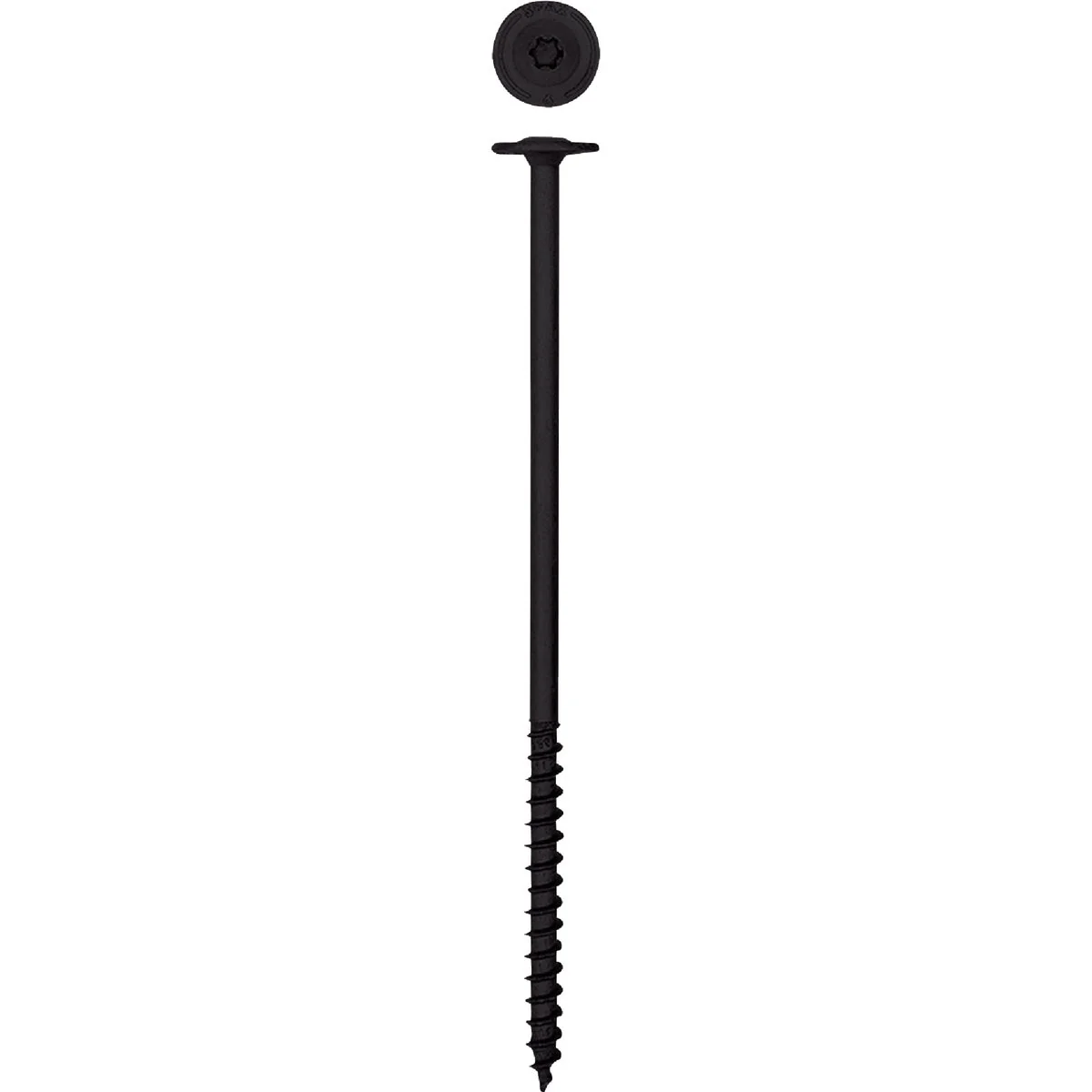 Crafted SPAX 1 4 In. x 6 In. Washer Head Black HCR PowerLag Screw 200-Count Official