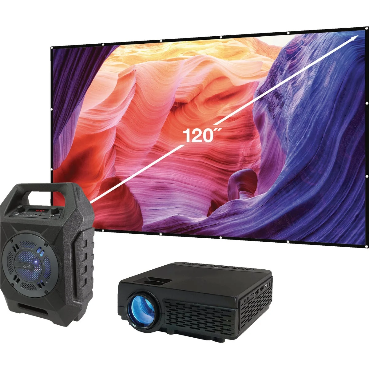 Smooth iLive Pop-Up Movie Theater Kit Casual