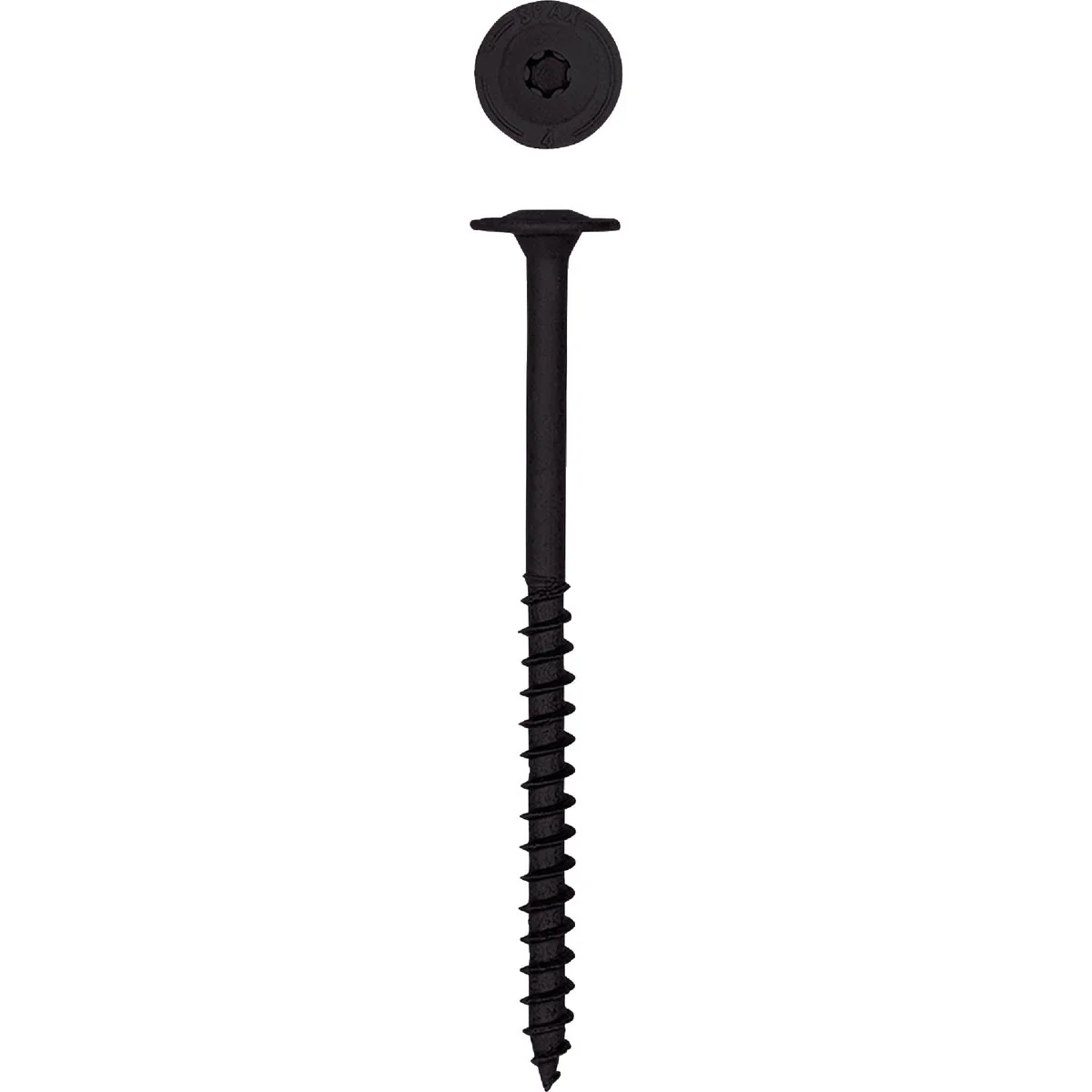 Dependable SPAX 1 4 In. x 4 In. Washer Head Black HCR PowerLag Screw 200-Count Contemporary