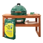 Crafted XL Big Green Egg in Acacia Table Package Excellent