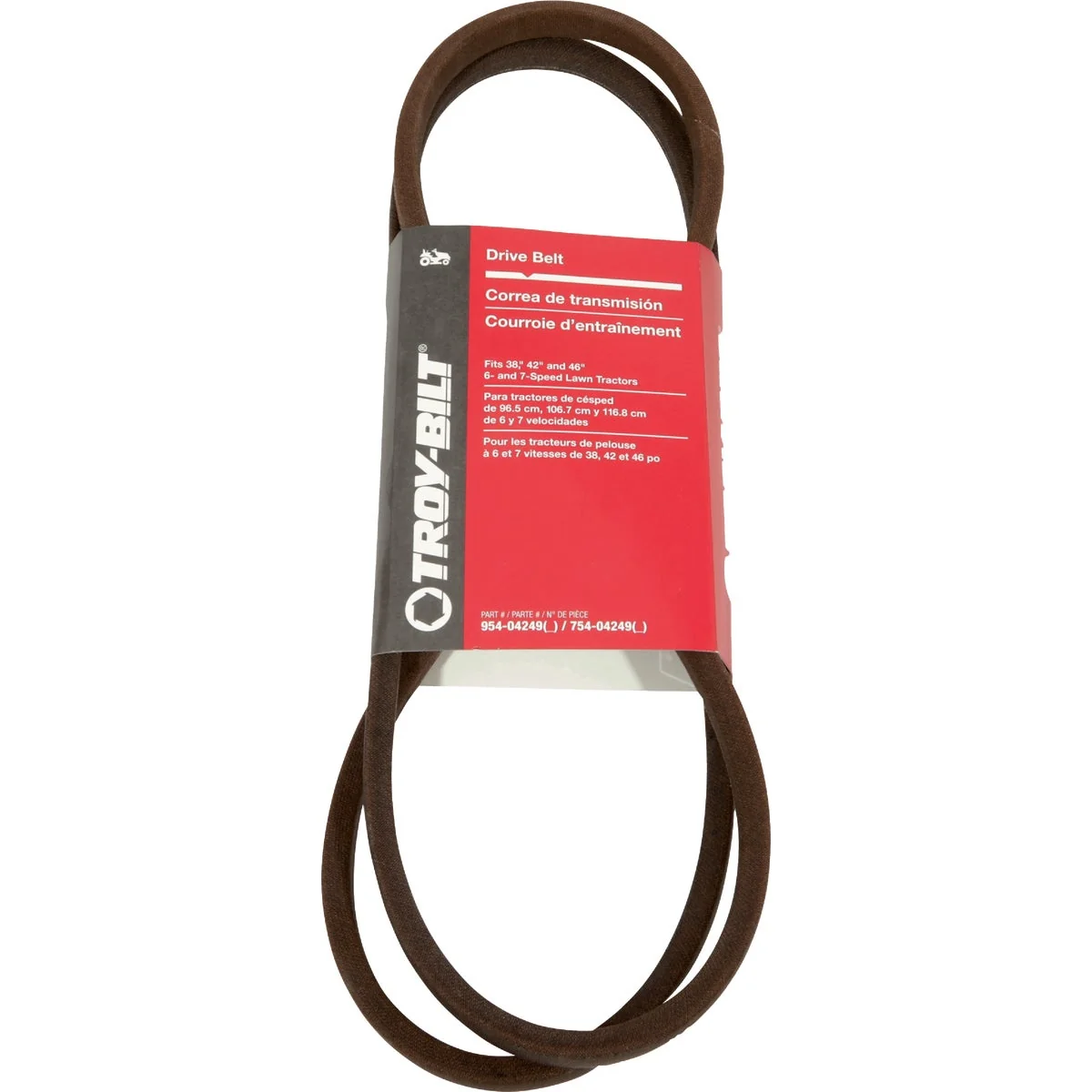 Premium Material Troy-Bilt 38 42 and 46 In. Deck Drive Belt For 6 7-Speed Lawn Tractors Eco-Friendly