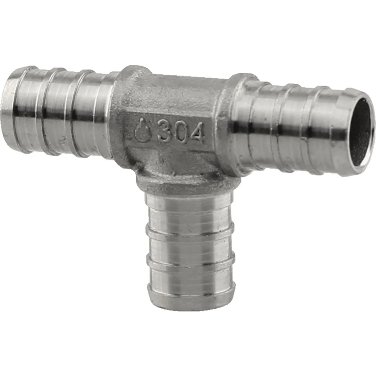Professional PlumbEeze 1 2 In. Stainless Steel PEX Tee Unique