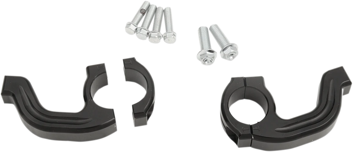 User-Friendly MOOSE RACING Handguard Clamp – Contour – Twinwall – Black 50-260B Lightweight