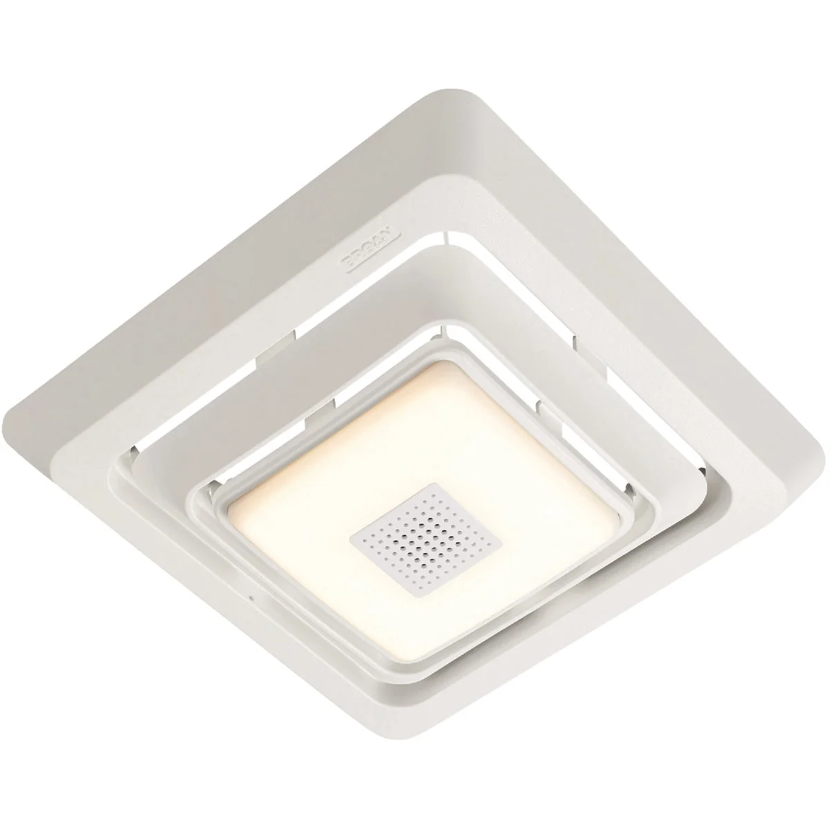 Selected Broan-NuTone Sensonic 11 In. x 9-3 4 In. x 2 In. White Bath Exhaust Fan Upgrade Kit with Bluetooth Speaker LED Light Fine