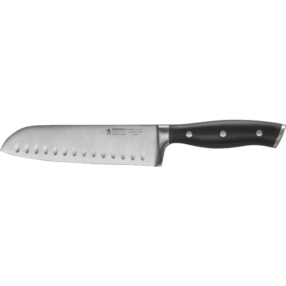 Efficient J. A. Henckels International Forged Accent 7 In. Hollow Edge Santoku Knife Consistent