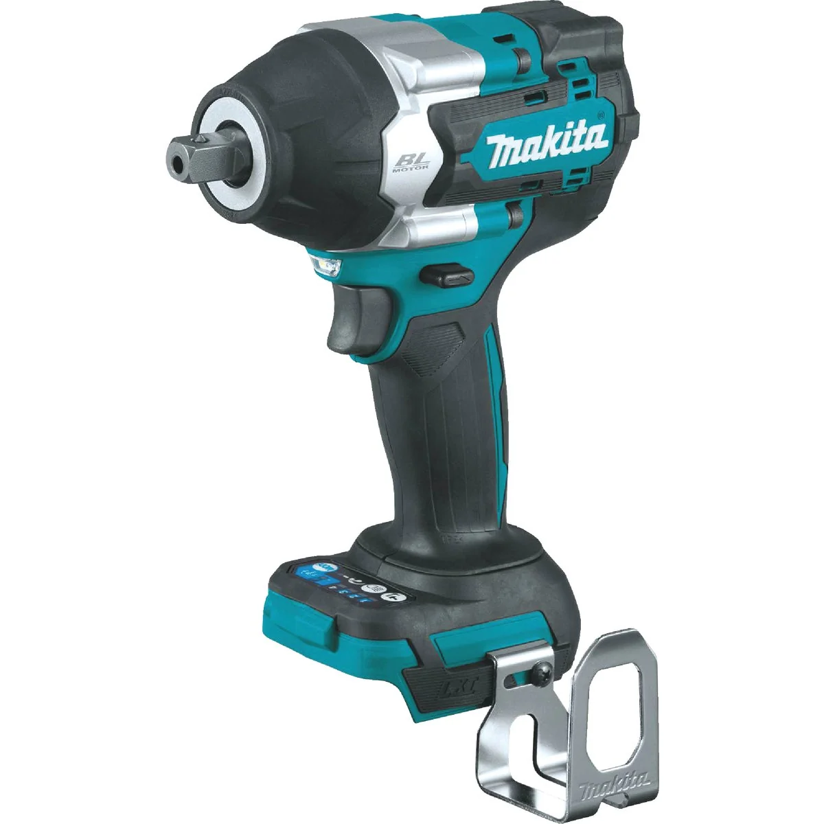 Powerful Makita 18V LXT Lithium-Ion Brushless 1 2 In. 4-Speed Mid-Torque Cordless Impact Wrench with Detent Anvil Tool Only Effective