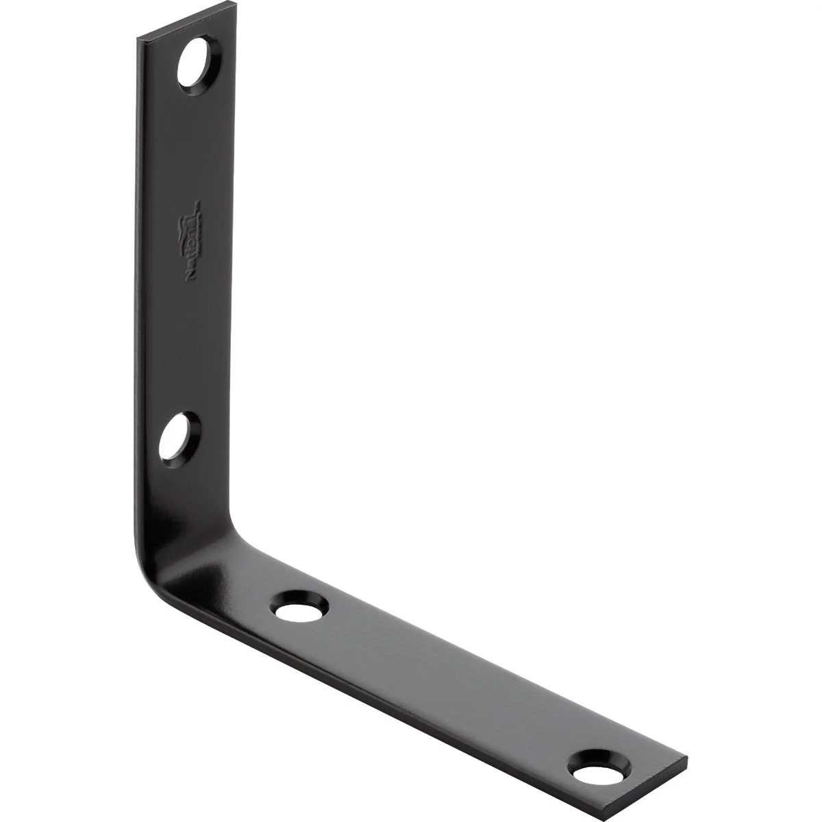 Artisan National Hardware 3-1 2 In. x 3 4 In. Black Corner Brace Comfortable