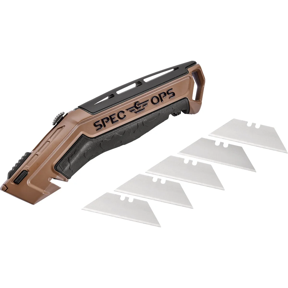 Smart Spec Ops Retractable-Blade Utility Knife with 5 Blades Healthy