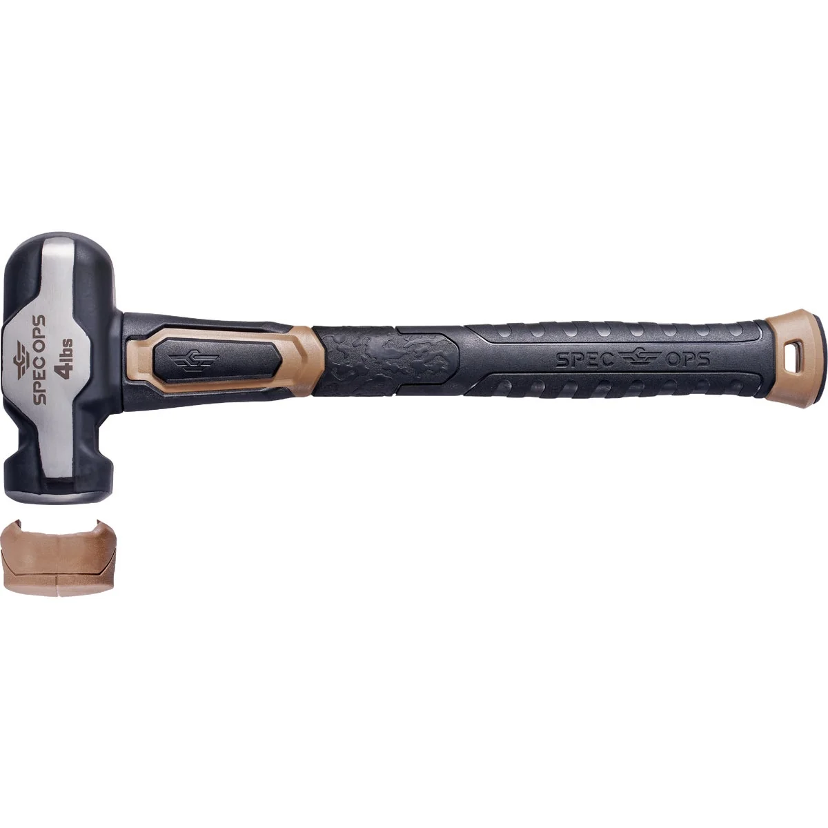 Specialty Spec Ops Tools 4 Lb. Engineering Sledgehammer with Soft Mallet Cap Lightweight