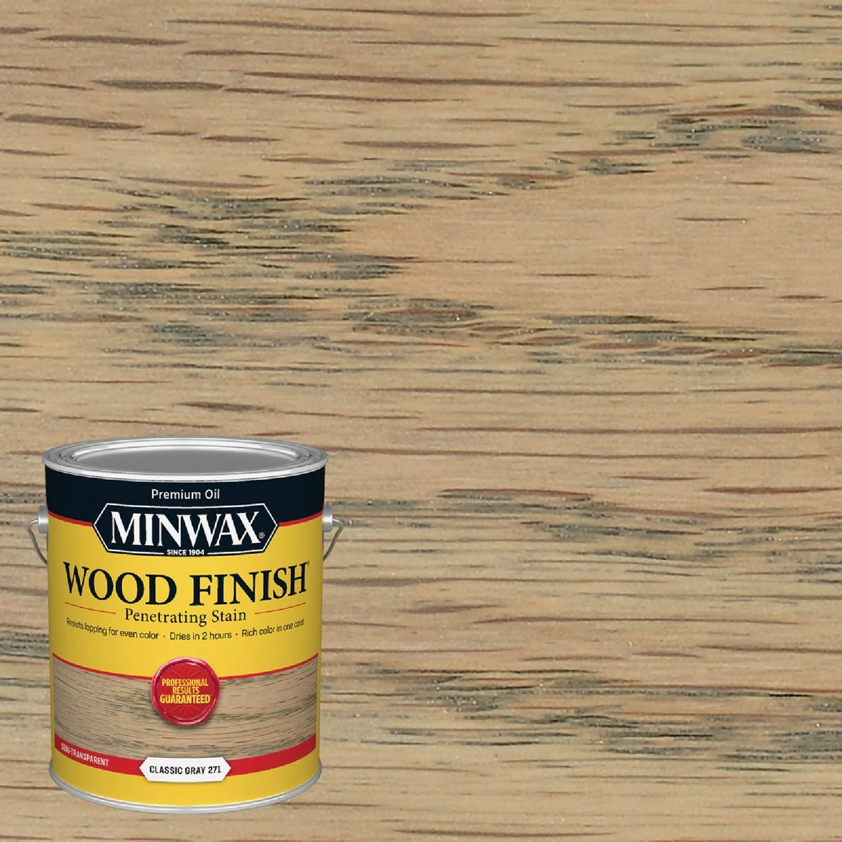 Professional Minwax Wood Finish VOC Penetrating Stain Classic Gray 1 Gal. Clean