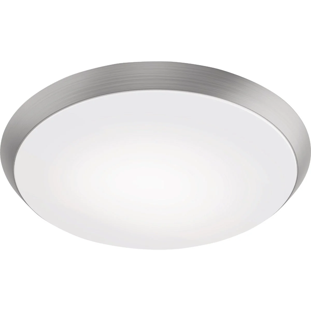 Genuine Feit 15 In. Brushed Nickel or Black LED Round CCT Flush Mount Motion Ceiling Light Fixture Organic