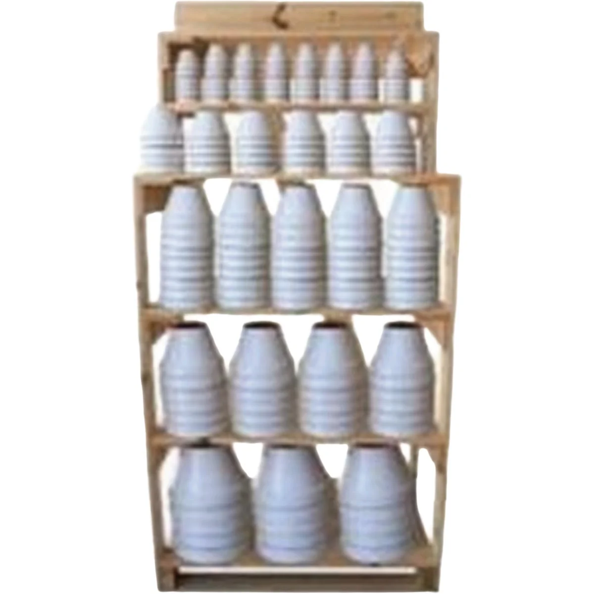 Environmentally Friendly Deroam Salinas Glazed Terracotta Standard Wooden Display 224-Piece Traditional