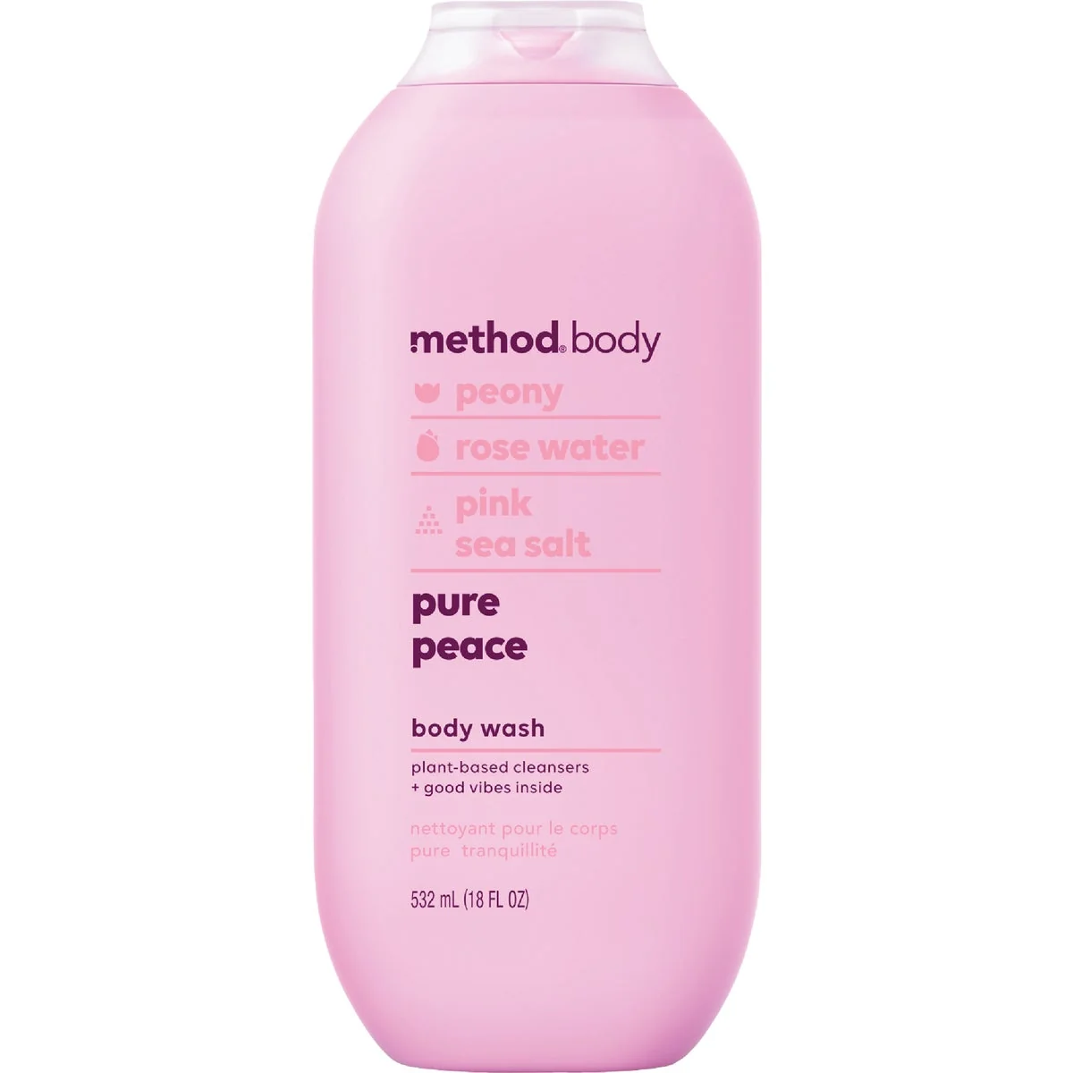 Stylish Method 18 Oz. Pure Peace Body Wash Minimalist