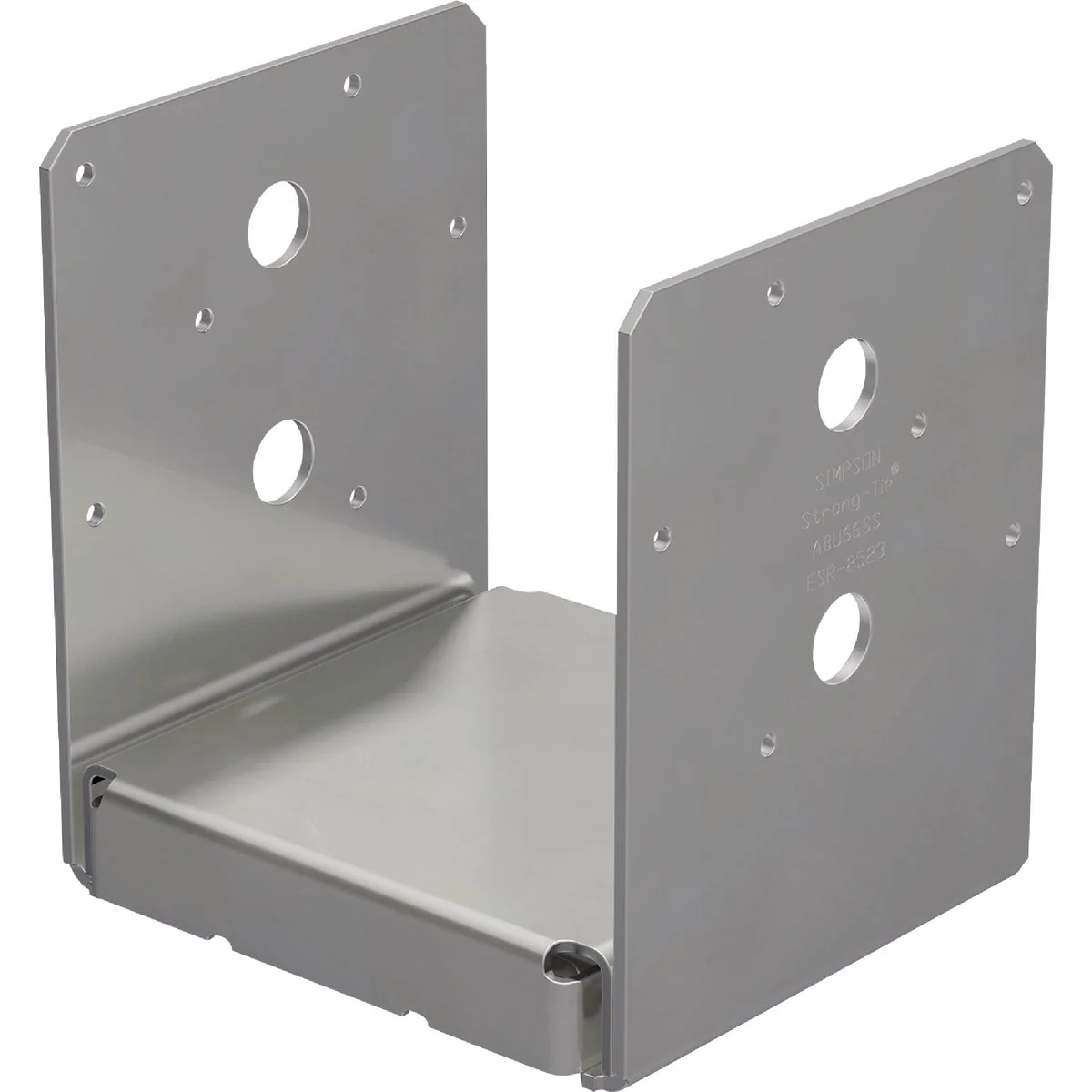 Relaxed Simpson Strong-Tie ABU Stainless Steel Adjustable Post Base for 6×6 High-Performance