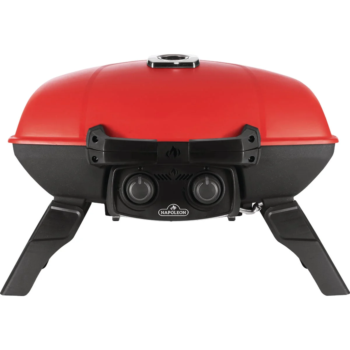 Outstanding Napoleon TravelQ 285 Portable Propane Gas Grill with Griddle Red Refined