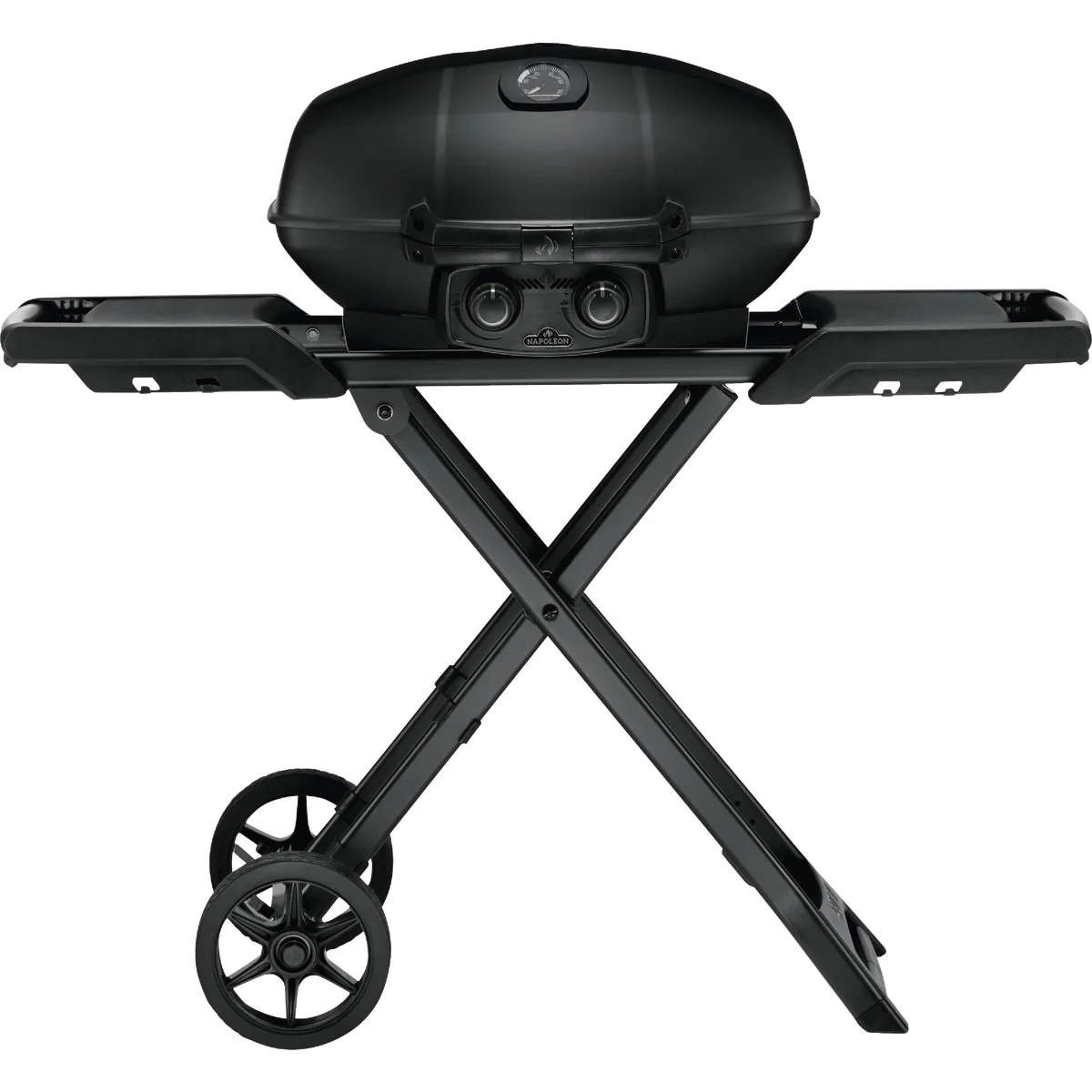 Safe Napoleon PHANTOM TravelQ PRO 285 Portable Gas Grill with Scissor Cart Matte Matt Black Fashionable