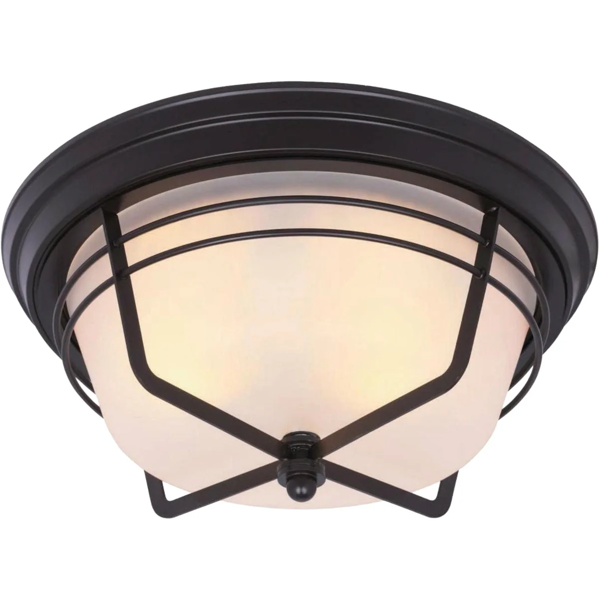 Versatile Westinghouse Bonneville 2-Light Weathered Bronze Exterior Flush Mount Fixture Classic