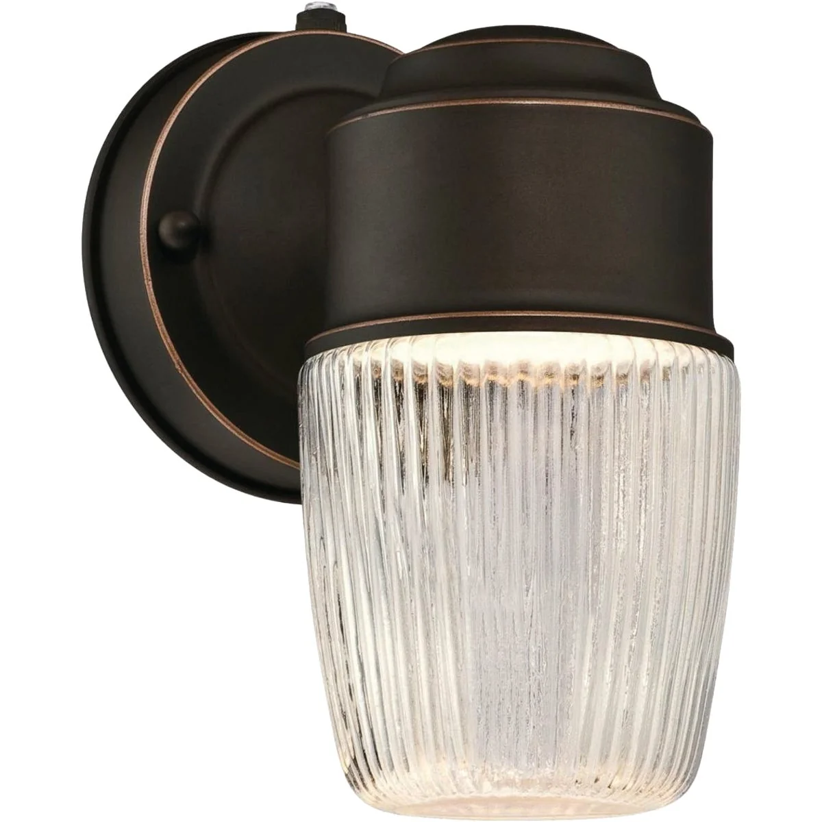 Authentic Westinghouse 1-Light Oil Rubbed Bronze Dusk to Dawn LED Outdoor Wall Fixture Enhanced