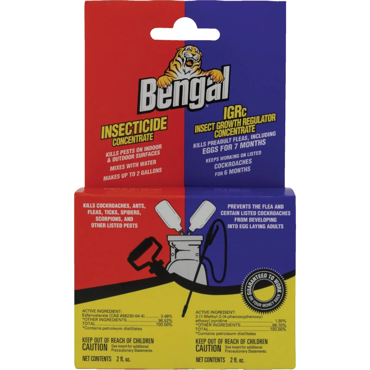 Convenient Bengal 2 Oz. Concentrate Insecticide 2 Oz. Concentrate Insect Growth Regulator Combo Consistent